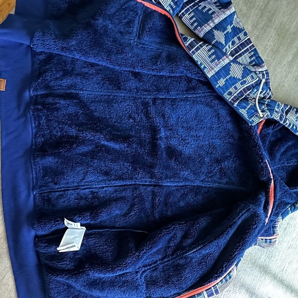 Roxy SNOW Junior's Frost Printed Fleece Jacket - large - Picture 4 of 12